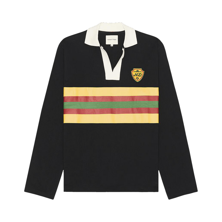 Nicholas Daley Striped Rugby 'Black'