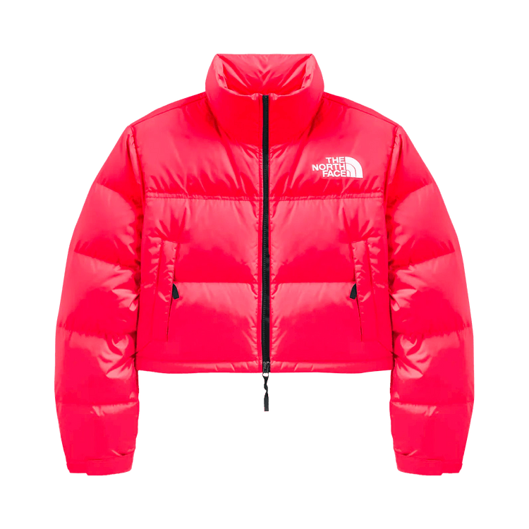 The North Face Nuptse Short Jacket 'Brilliant Coral'