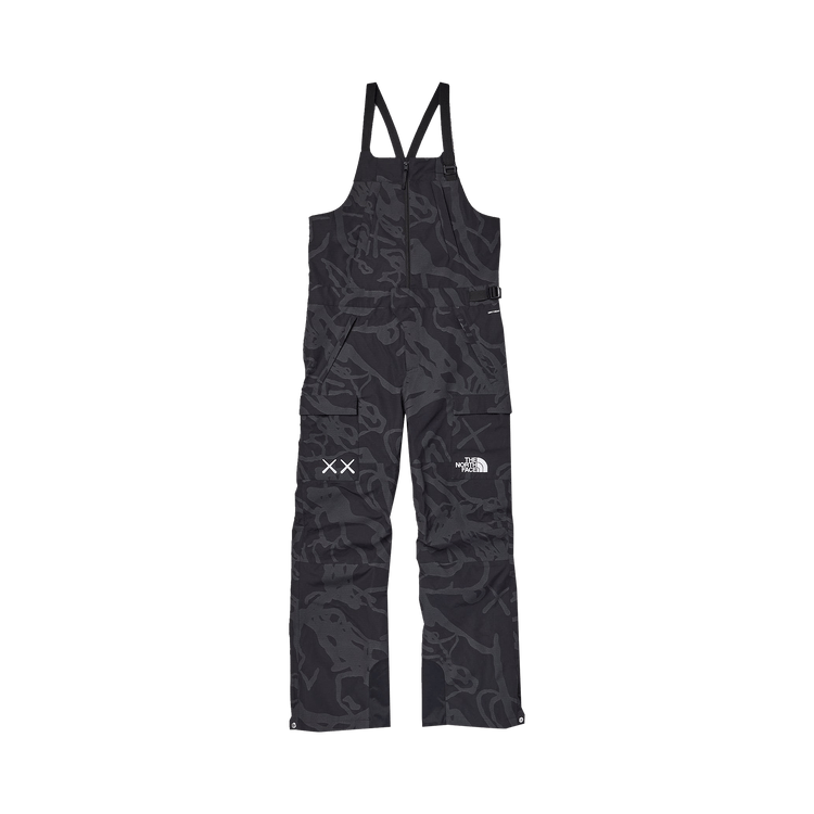 The North Face x KAWS Freeride Bib 'Black Dragline Print'