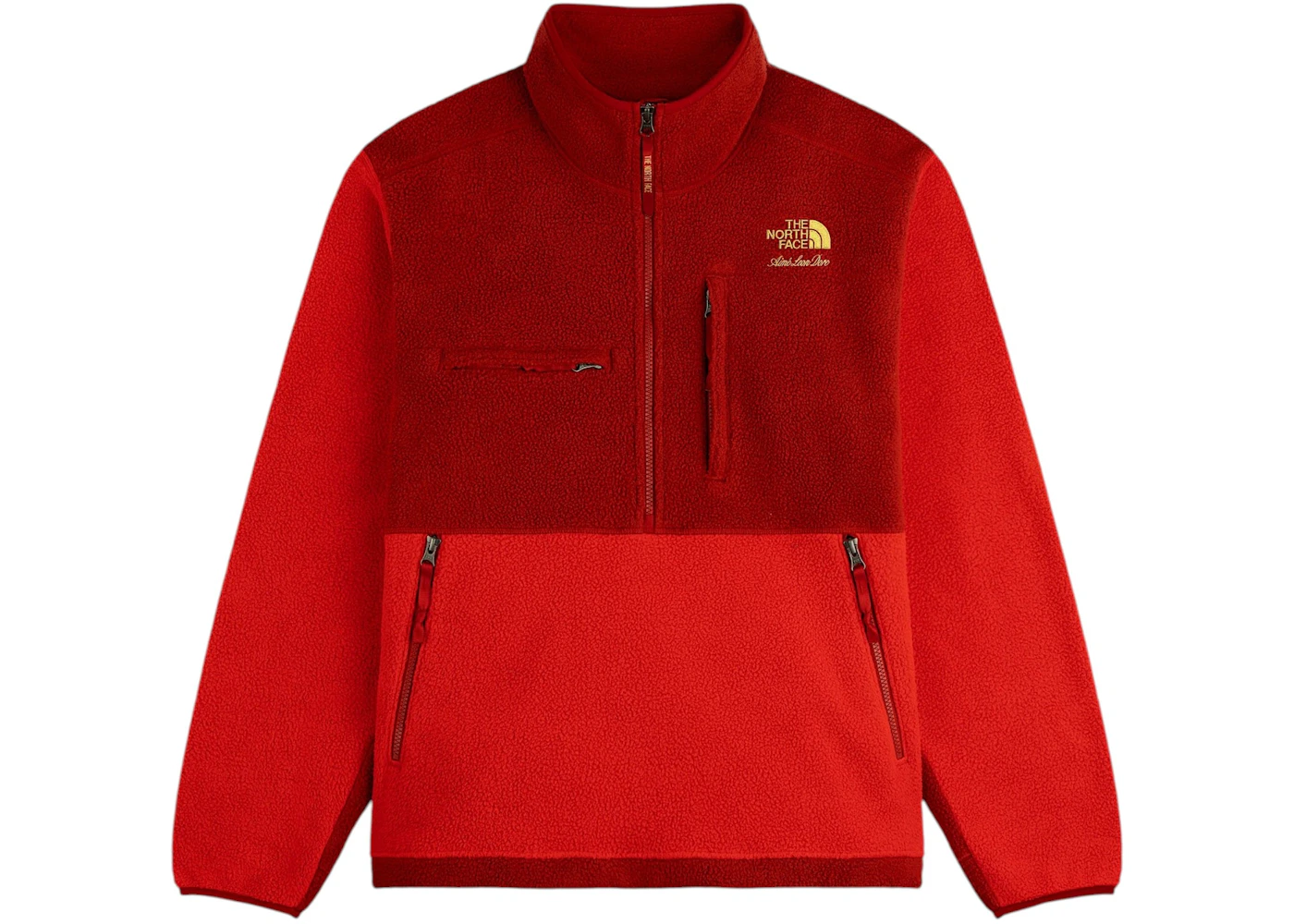 The North Face x Aime Leon Dore Fleece 1/2 Zip '95 Denali Jacket TNF Red