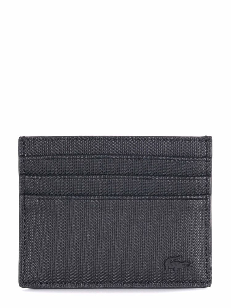 Lacoste Textured Card Holder Wallet