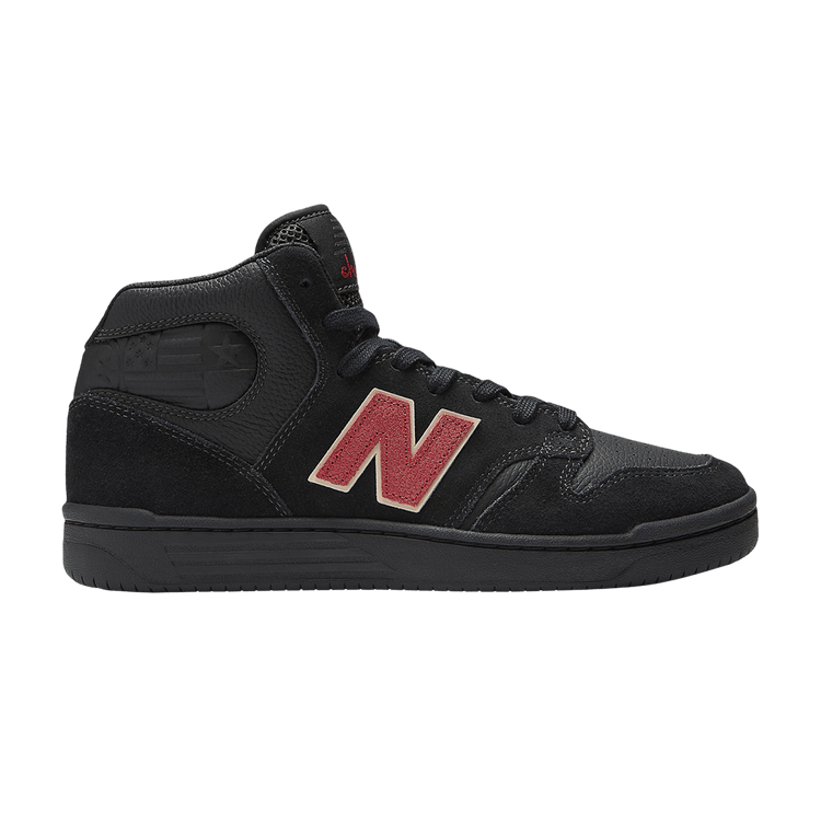 Chocolate Skateboards x New Balance Numeric 480 High 'Black Red'
