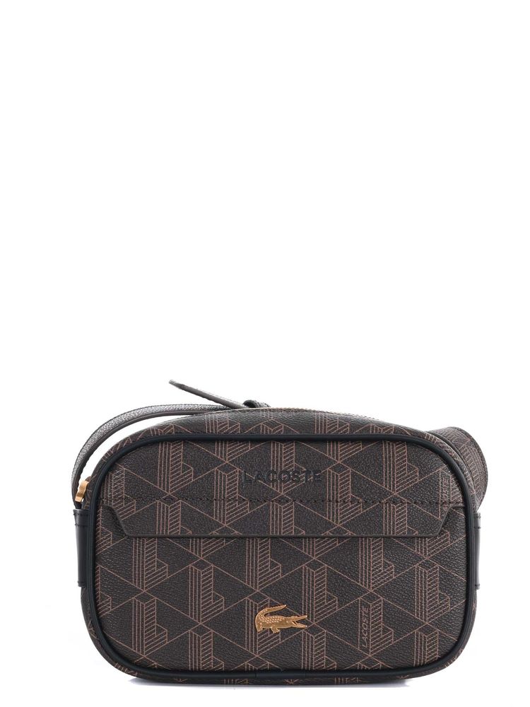 Lacoste Monogram Crossbody Messenger Bag