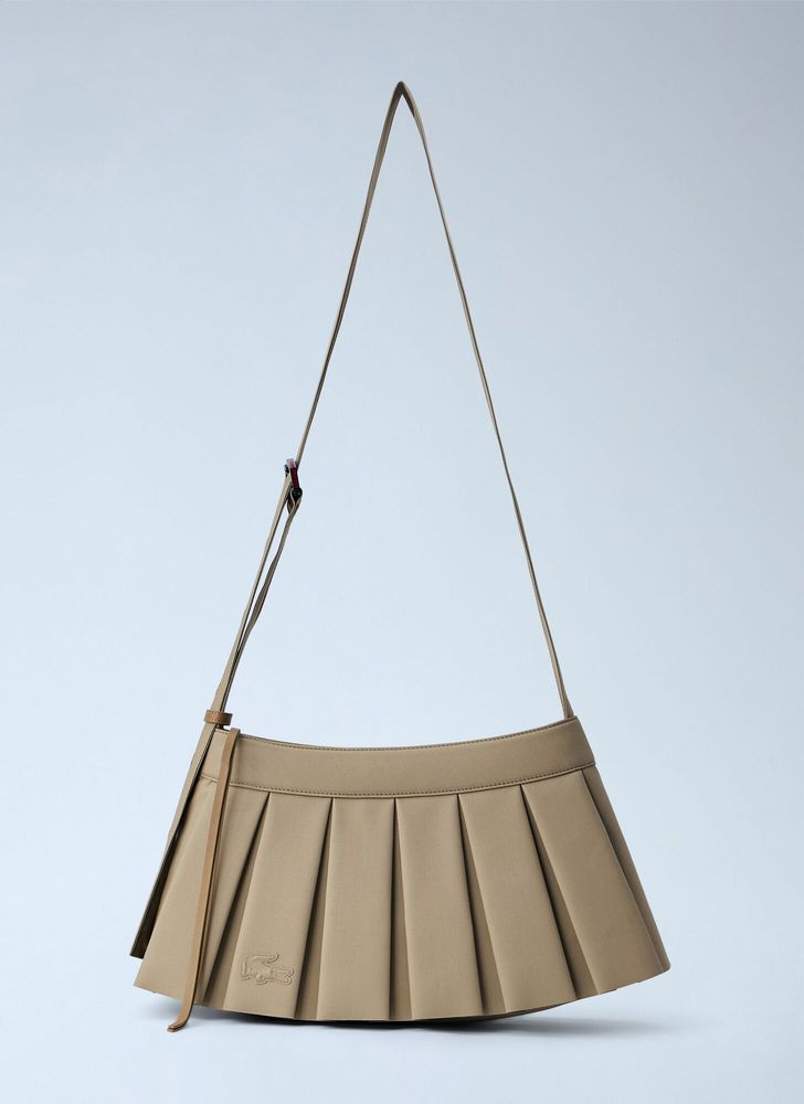 Lacoste Lenglen Pleated Shoulder Bag