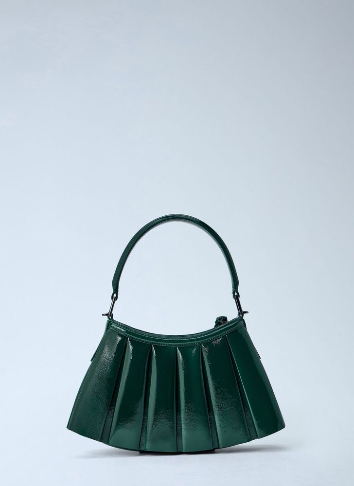 Lacoste Lenglen Pleated Small Shoulder Bag