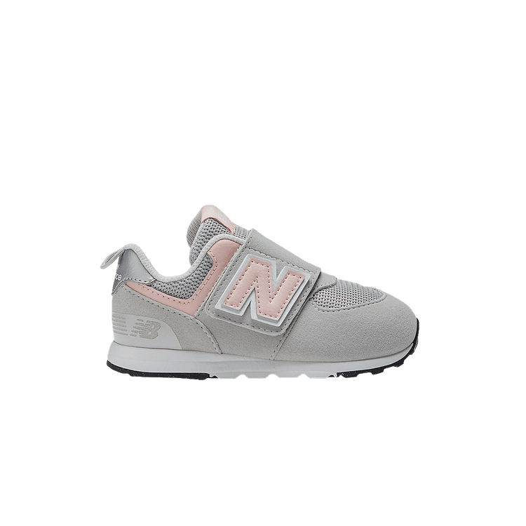 New Balance 574 New-B Hook & Loop Toddler X-Wide 'Rain Cloud Pink Haze'