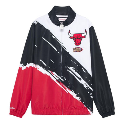 Mitchell & Ness x NBA Chicago Bulls Full-Zip Windbreaker Jacket 'Black'