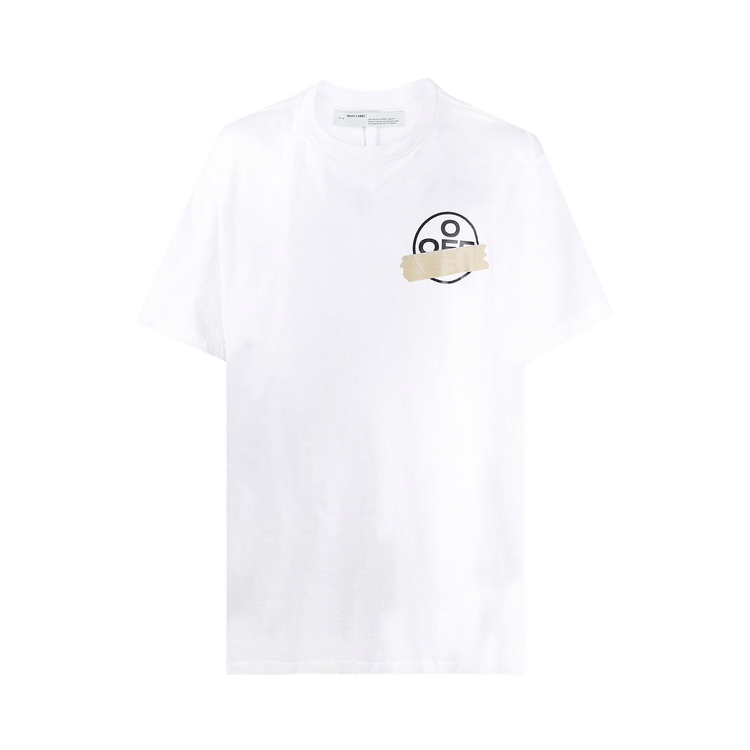Off-White Tape Arrows Short Sleeve Over Tee 'White'