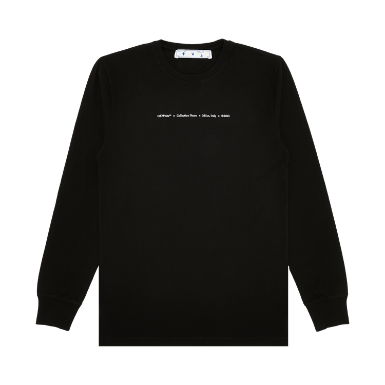 Off-White Tornado Arrow Long-Sleeve Tee 'Black/Multicolor'