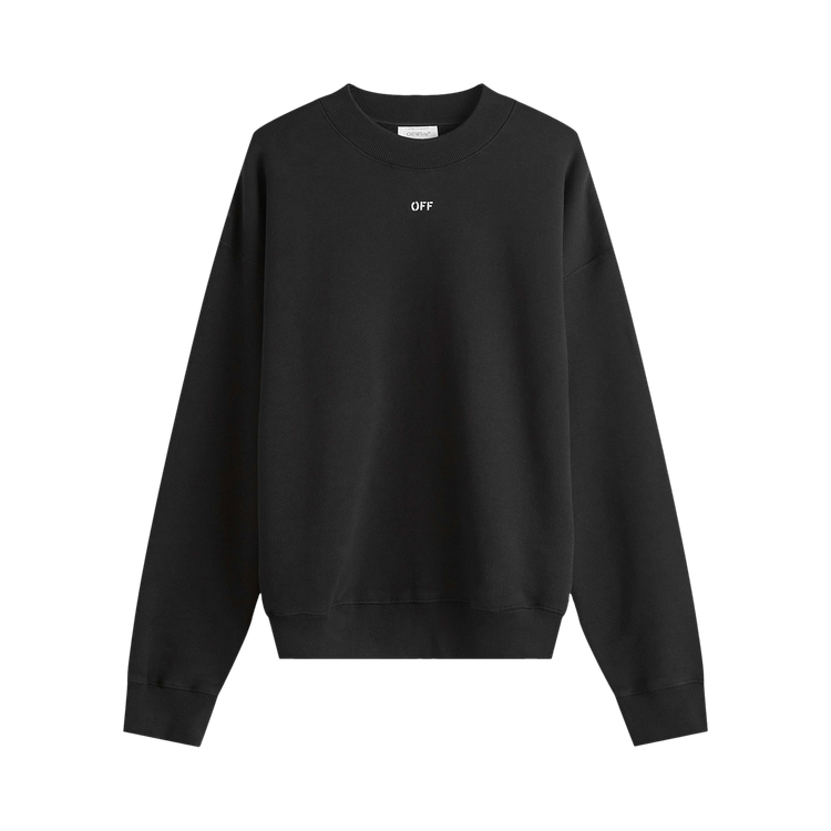 Off-White Off Stamp Skate Crewneck Sweatshirt 'Black/White'