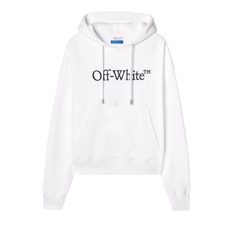 Off-White Big Bookish Skate Hoodie 'White/Black'