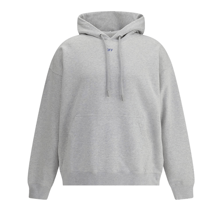 Off-White Stencil Arrow Skate Hoodie 'Grey Melange'