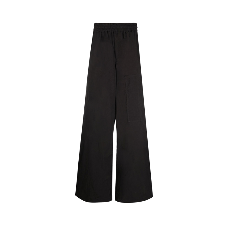 Off-White Wide Leg Trousers 'Black'
