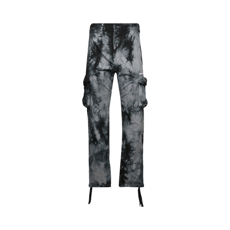 Off-White Bounce Tie Dye Ripstop Cargo Pants 'Warm Grey'