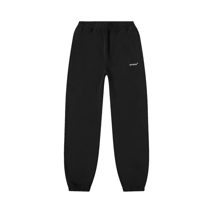 Off-White Diag Helvetica Slim Sweatpant 'Black'