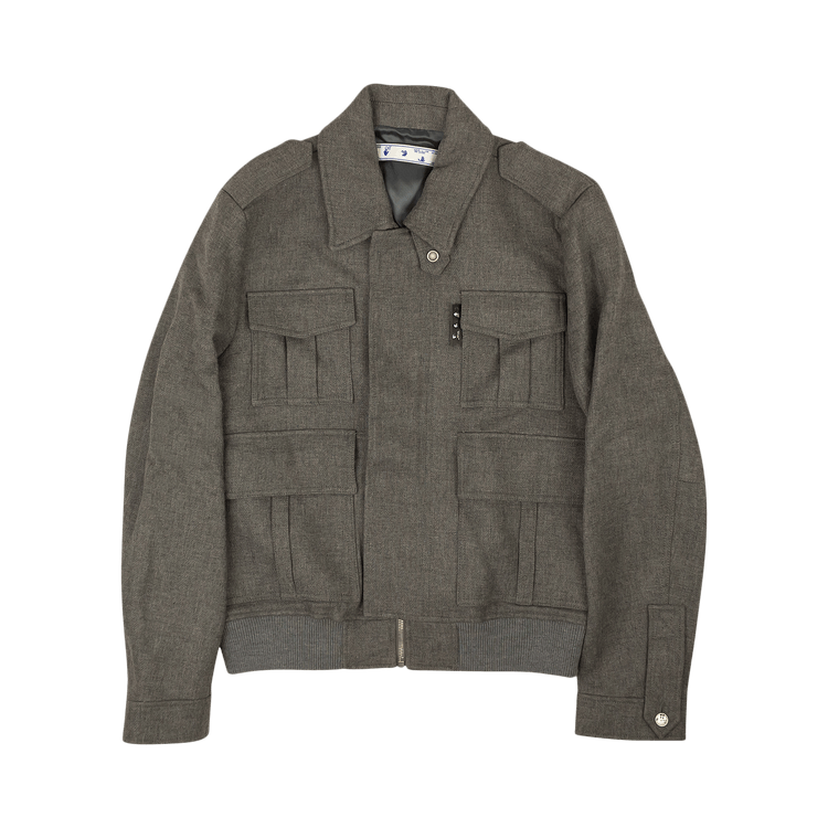 Off-White Military Blouson 'Melange Grey'