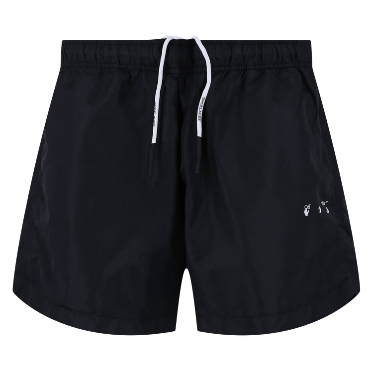 Off-White Logo Swim Shorts 'Black'