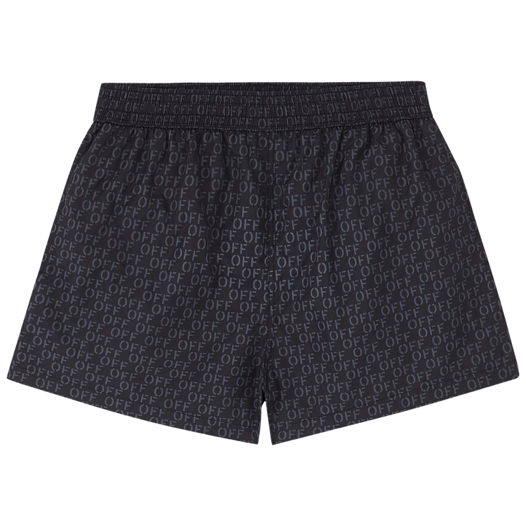 Off-White Off Stamp All Over Swim Shorts 'Black'