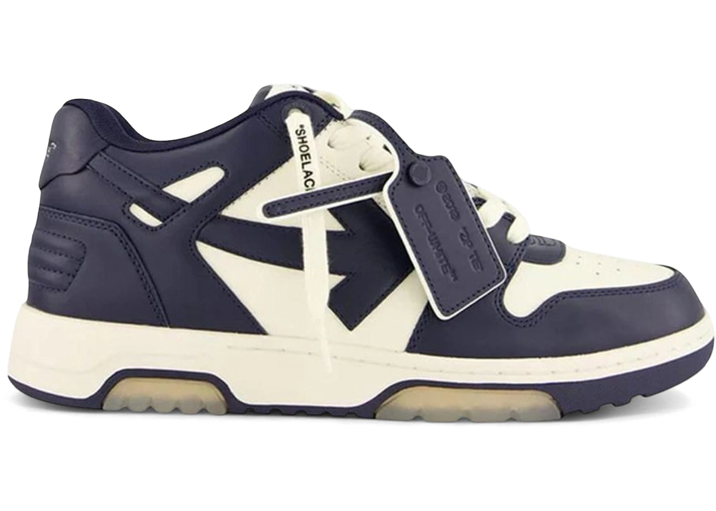 OFF-WHITE Out Of Office OOO Low Tops White Petrol