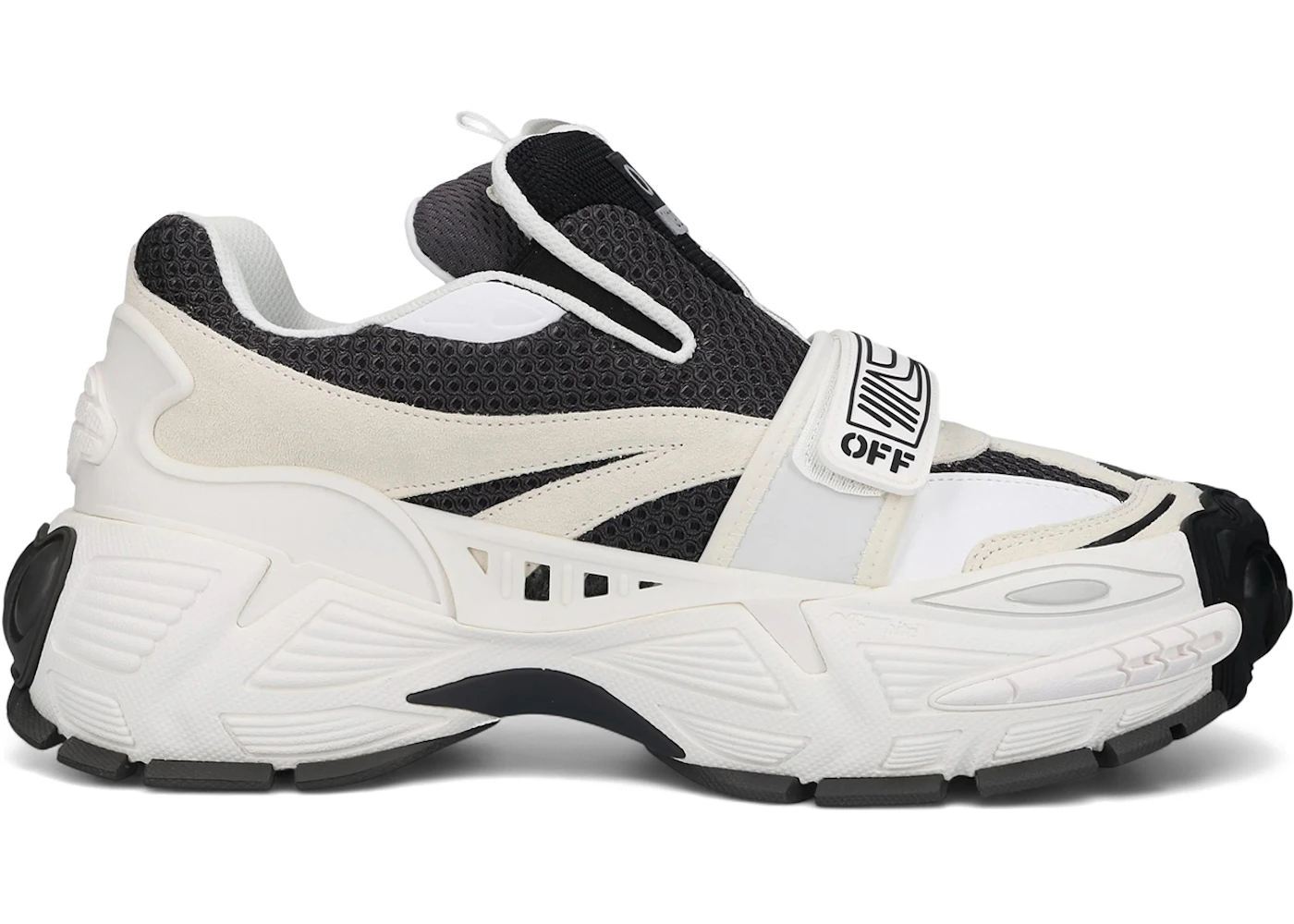 OFF-WHITE Glove Slip On Black White
