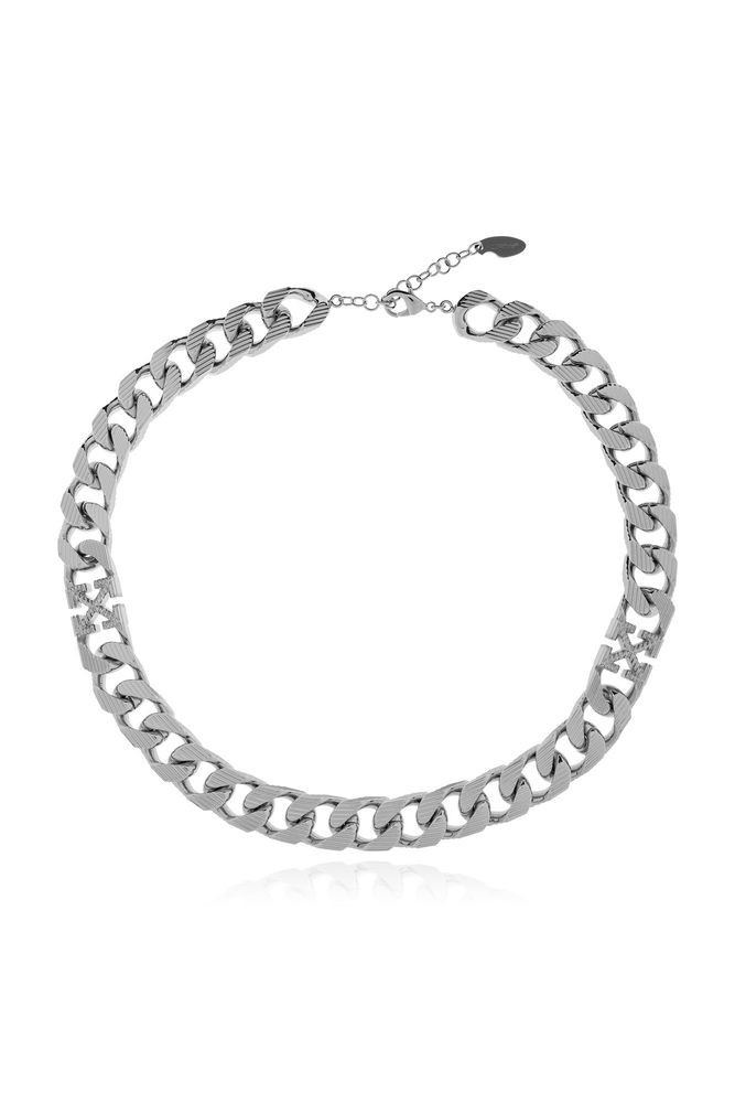 Off-White Engraved Chain Necklace