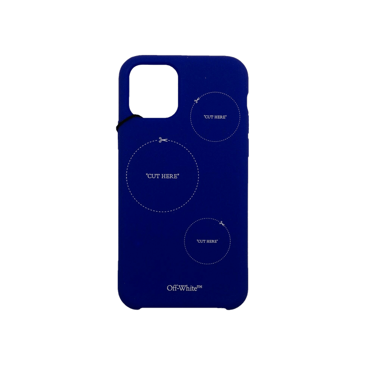 Off-White Cut Here iPhone 11 Pro Cover 'Blue'