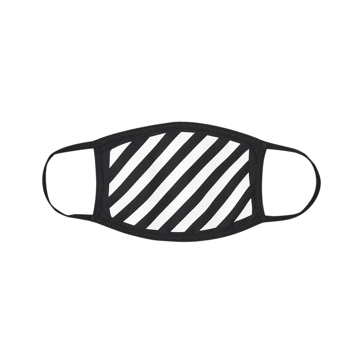 Off-White Diag Face Mask 'Black/White'