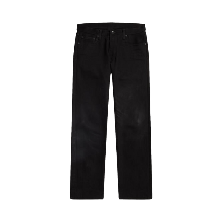 Off-White Diag Print Straight Leg Jeans 'Black/White'