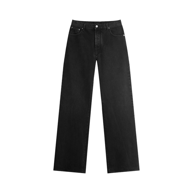 Off-White Diagonal Outline Relaxed Jeans 'Vintage Black'