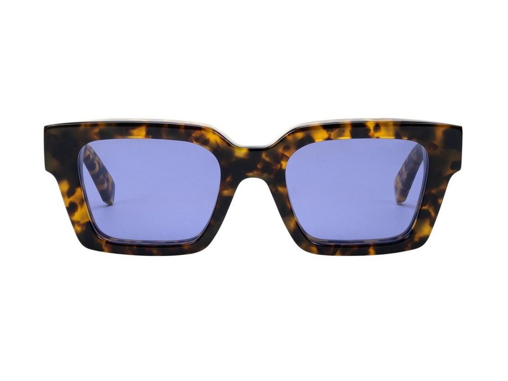 Off-White Arrows Logo Square Frame Sunglasses