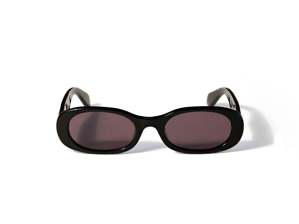 Off-White Arrows Logo Printed Oval-Frame Sunglasses