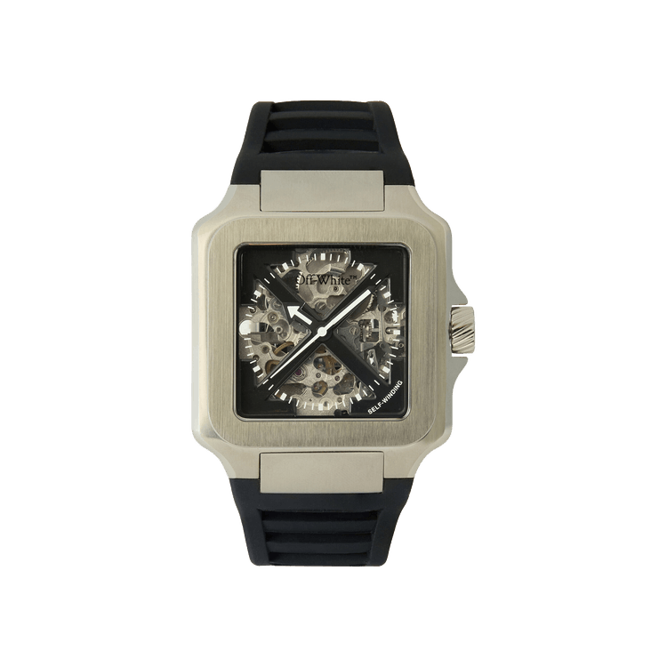 Off-White Proto Auto Silicone Watch 'Stainless Steel'