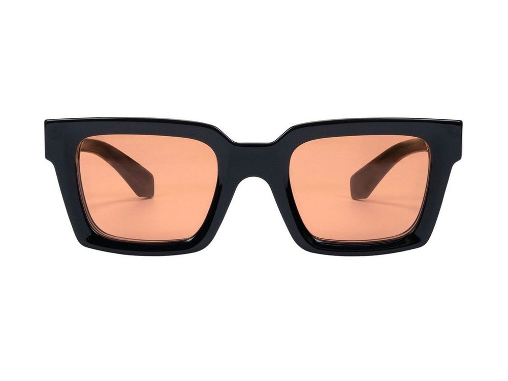 Off-White Arrows Logo Square Frame Sunglasses
