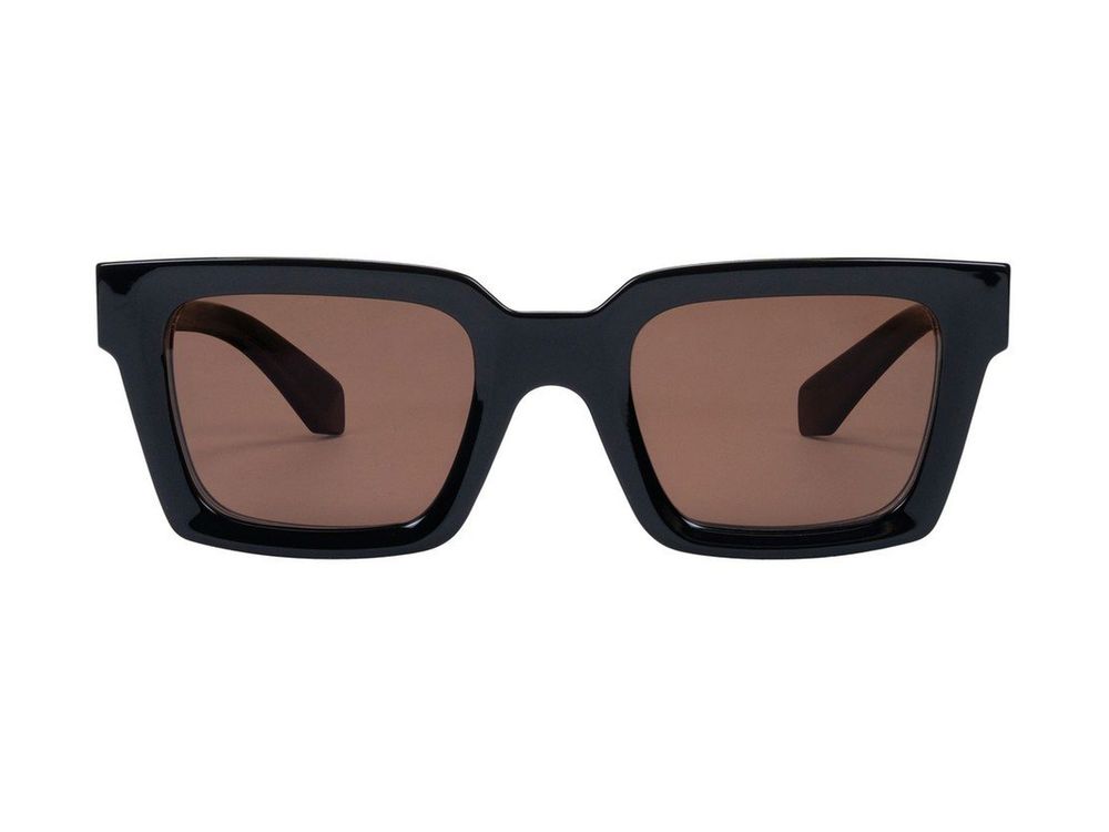 Off-White Arrows Logo Square Frame Sunglasses