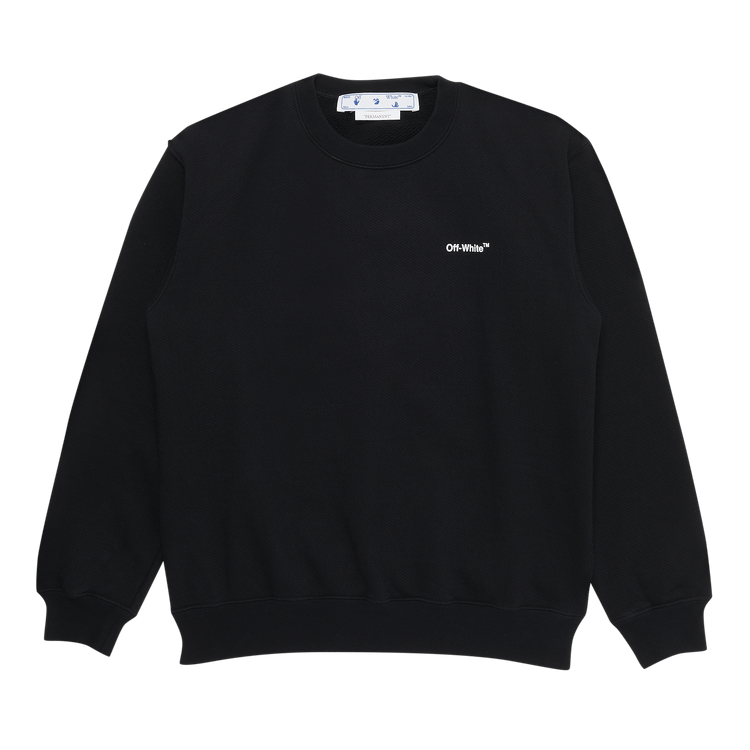 Off-White Diag Regular Crewneck 'Black/White'