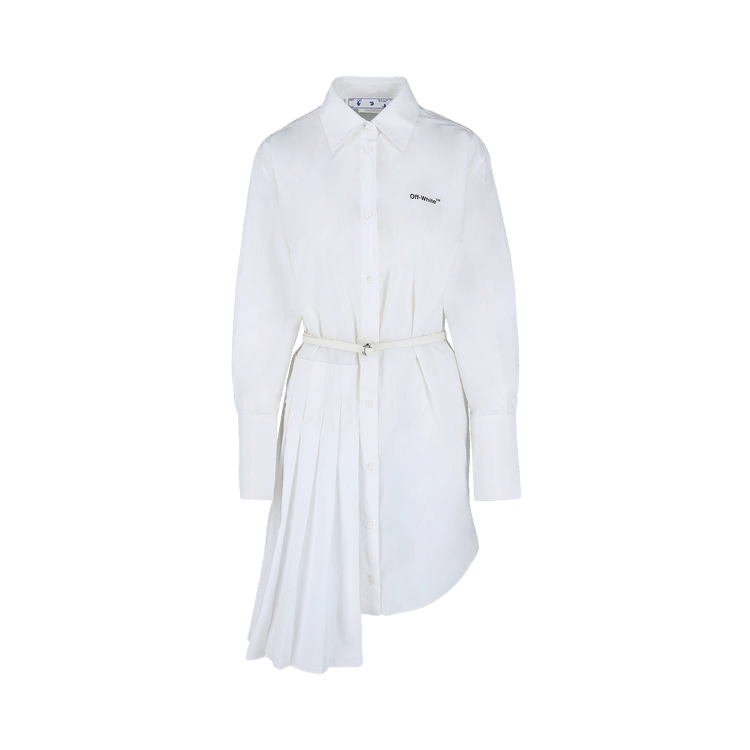 Off-White Diag Shirt Dress 'White'
