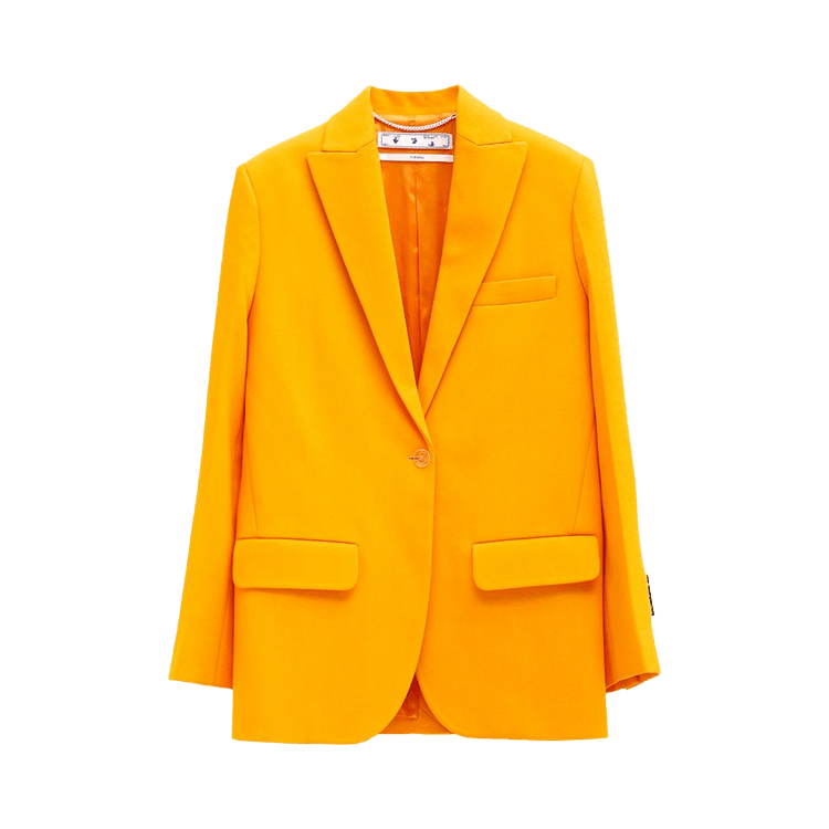 Off-White Crepe Tomboy Jacket 'Orange'