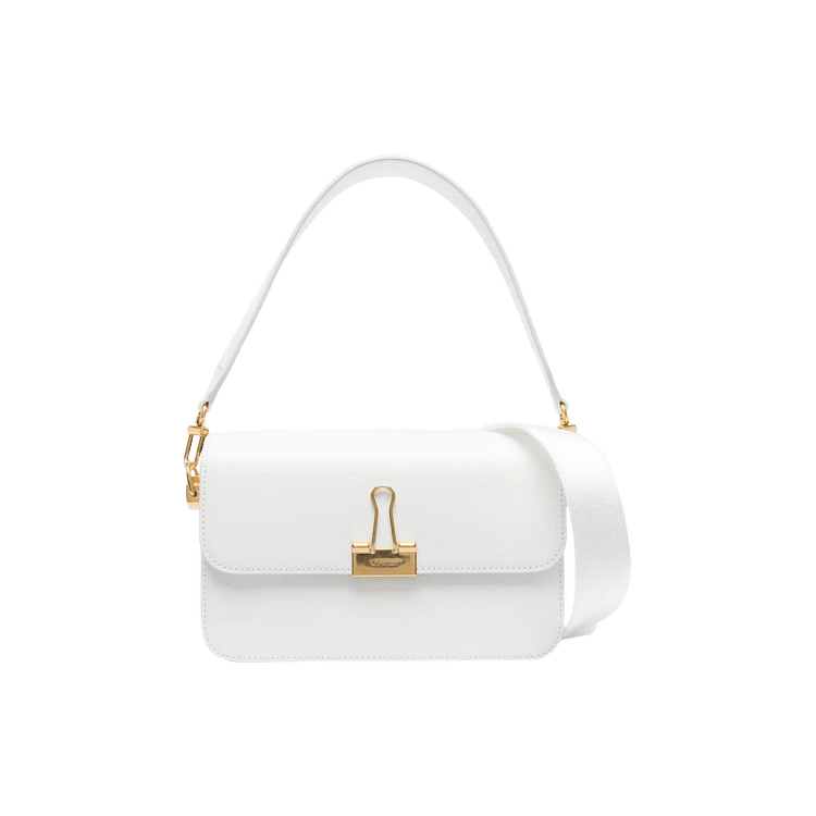 Off-White Binder Shoulder Bag 'White'
