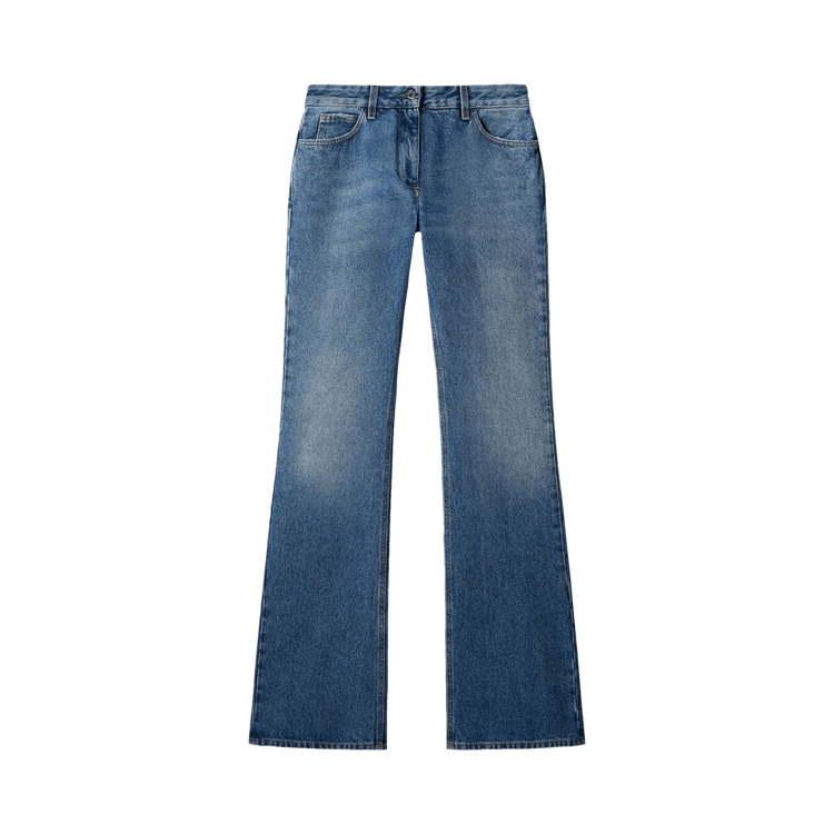 Off-White Slim Flared 5 Pocket Pants 'Blue'