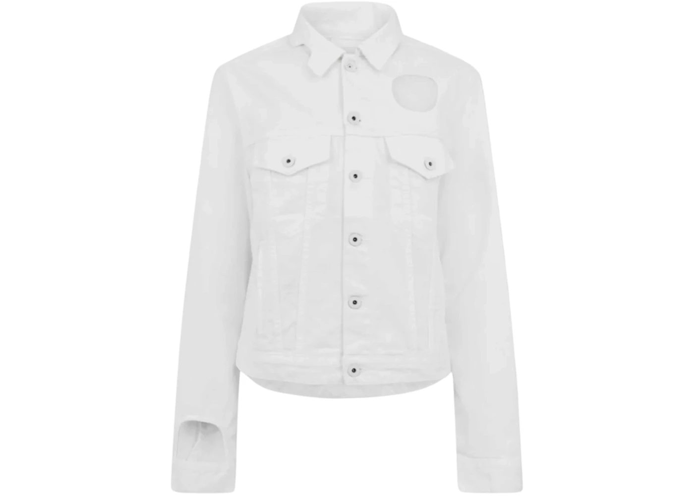 OFF-WHITE Meteor Hole Jacket White