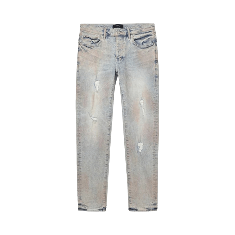 PURPLE BRAND Skinny Pink Mud Distressed 'Light Indigo'