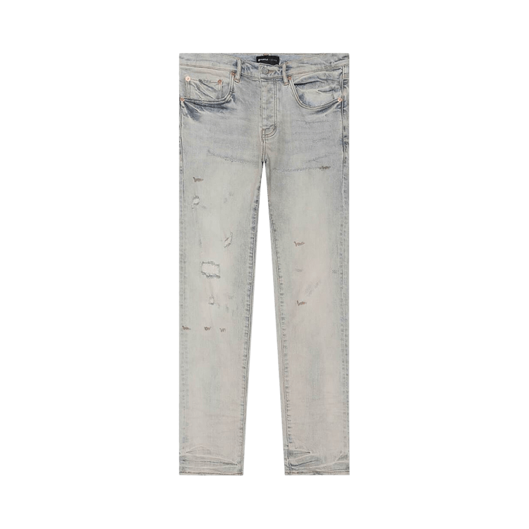 PURPLE BRAND Superlight Oil Repair Low Rise Skinny Jean 'Grey'