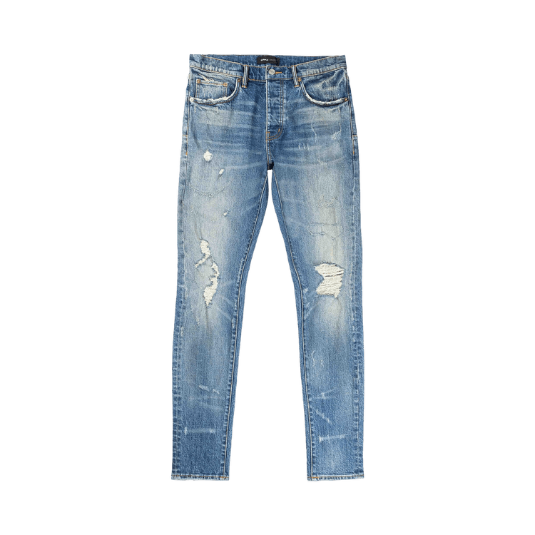 PURPLE BRAND Low Rise Slim Jeans 'Mid Indigo'