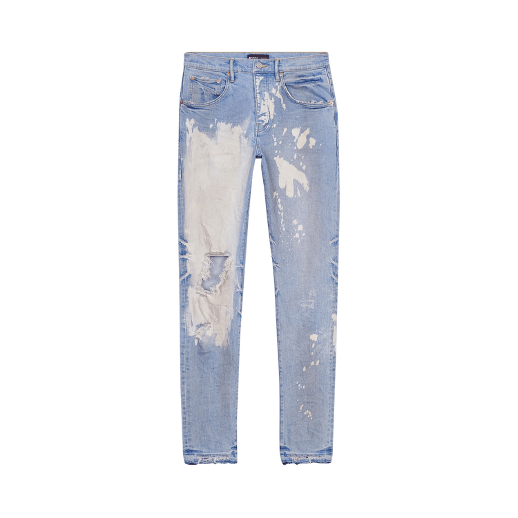 PURPLE BRAND Bleach Blowout Jeans 'Indigo'