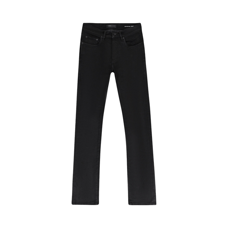 PURPLE BRAND Resin Flare Skinny Jeans 'Black'