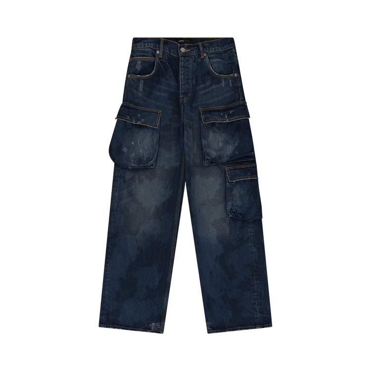 PURPLE BRAND Triple Pocket Cargo 'Dark Indigo'
