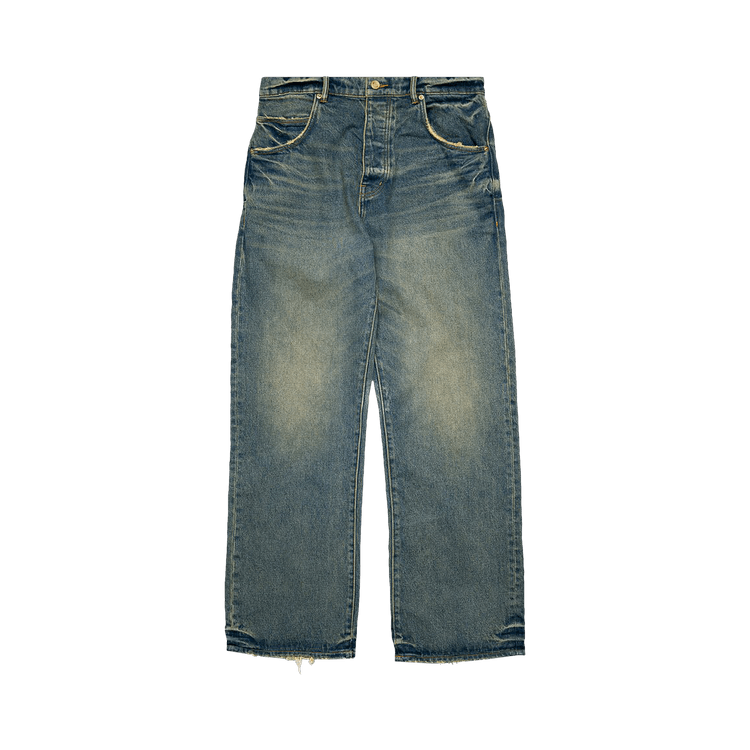 PURPLE BRAND Relaxed Vintage Dirty Jeans 'Light Indigo'