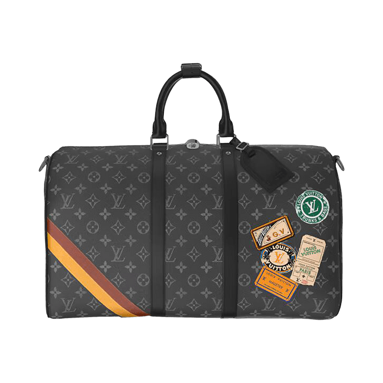 Louis Vuitton Keepall Bandoulière 45 Mon Monogram (Custom Order) 'Black Monogram Eclipse Canvas'