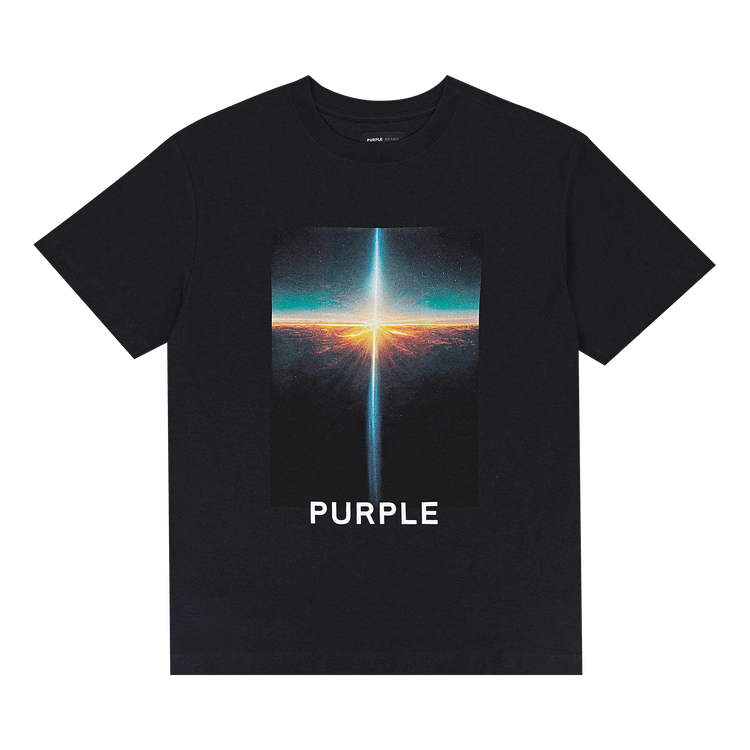 PURPLE BRAND Textured Jersey Tee 'Black'
