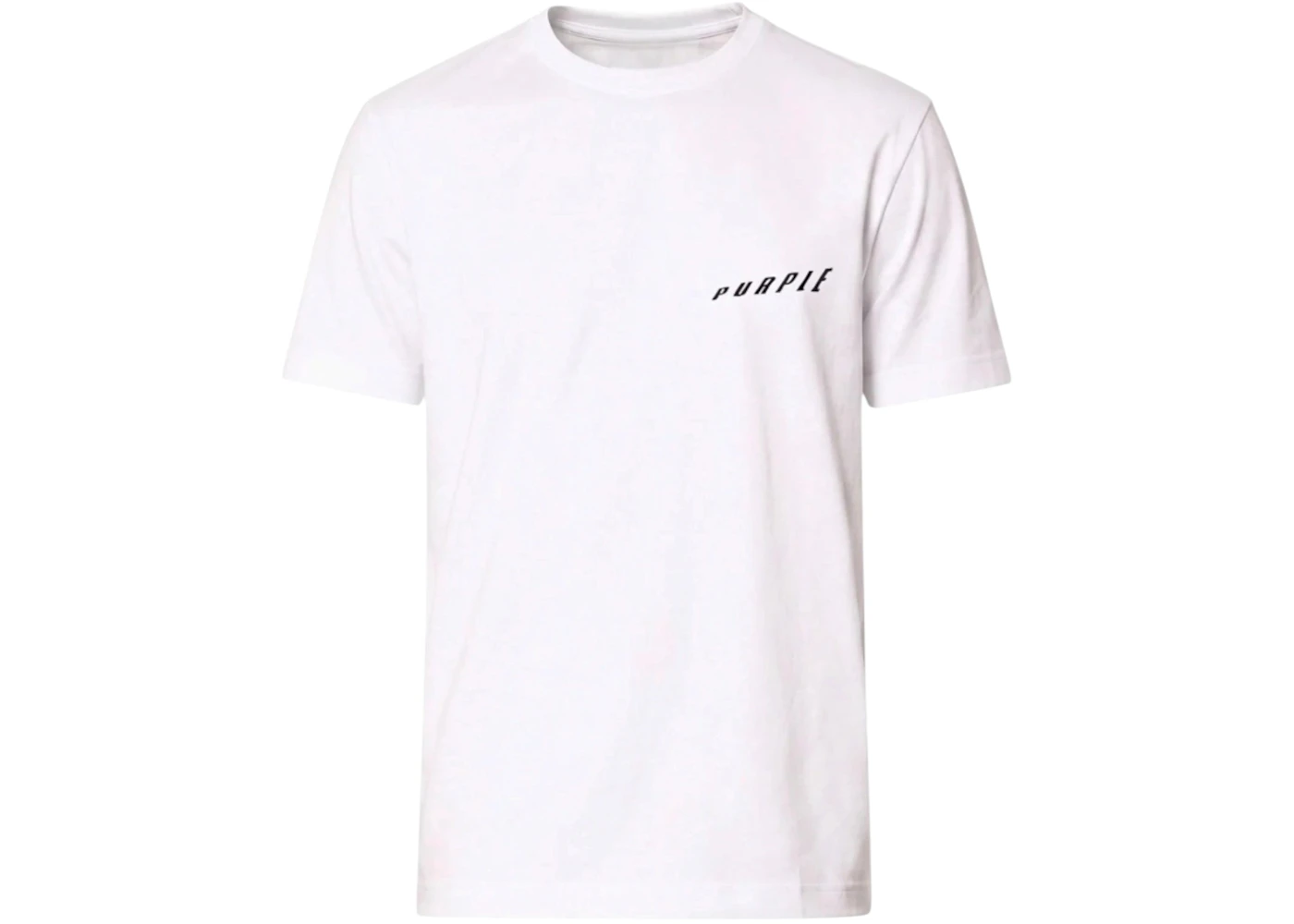 Purple Brand Clean Jersey SS Tee White